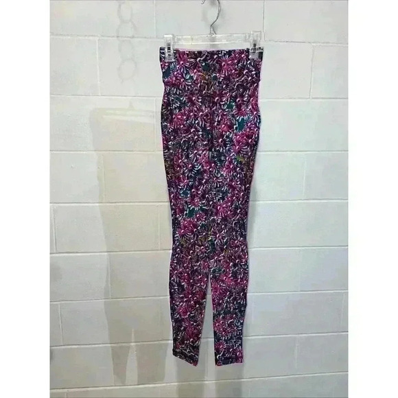 Lululemon Women's Base Pace HR Tight 28" *Fleece 2 Floral Electric Multi Running - Picture 2 of 10